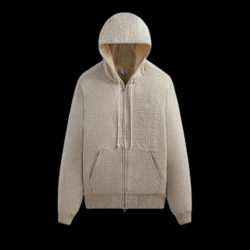 Kith Slub Boucle Sierra Zip Hoodie 'Canvas'