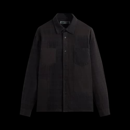 Kith Patchwork Jaydin Buttondown Shirt 'Black'