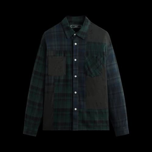 Kith Patchwork Jaydin Buttondown Shirt 'Fairway'