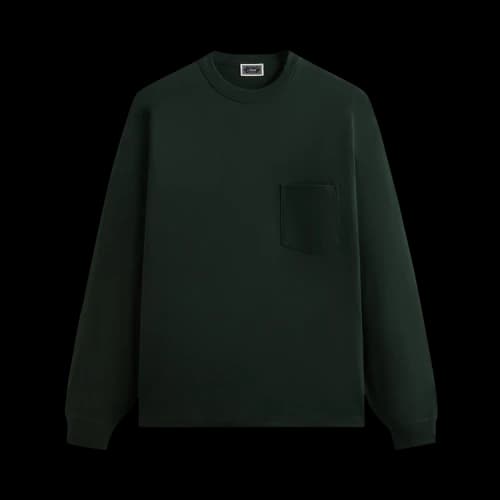 Kith Long-Sleeve Leonard Pocket Tee 'Stadium'