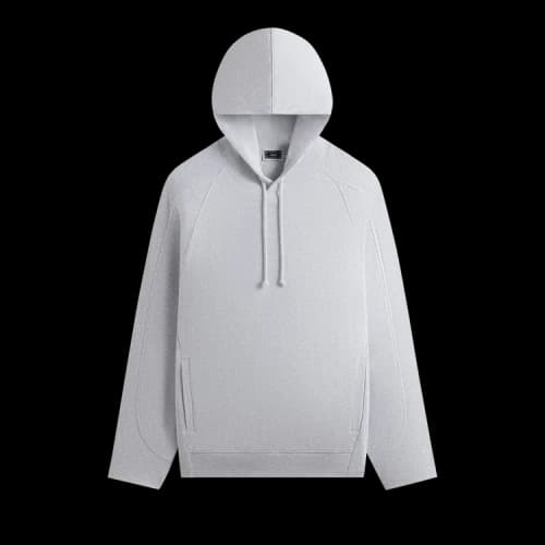 Kith Interlock Bleecker Hoodie 'Light Heather Grey'
