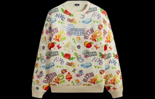 Kith Sketchbook Nelson Crewneck 'Sandrift'