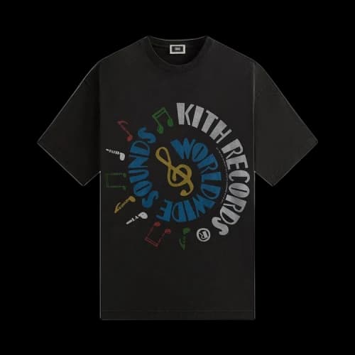 Kith Records Vintage Tee 'Black'