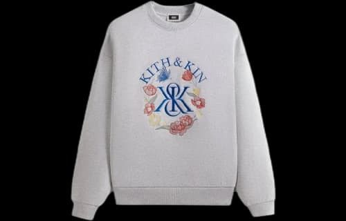 Kith K&K Monogram Nelson Crewneck 'Light Heather Grey'