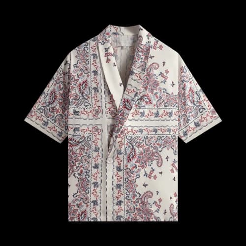 Kith Lyocell Thompson Crossover Shirt 'Sandrift'