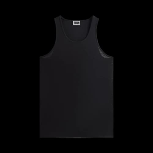 Kith Pointelle Mesh Spencer Tank 'Black'