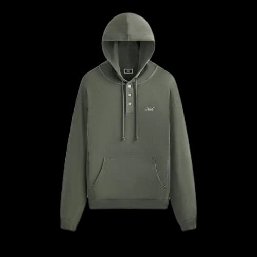 Kith Crystal Wash Interlock Williams Iv Hoodie 'Island'