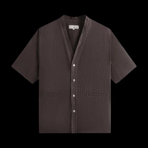 Kith & Kin Herringbone Linen Ezra Gi 'Kindling'