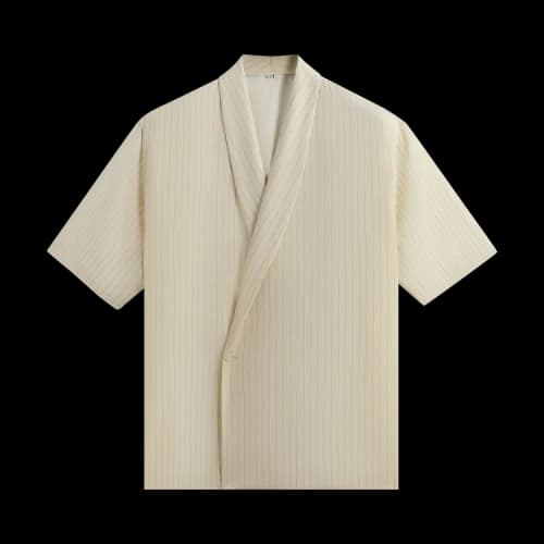 Kith Tropical Wool Thompson Crossover Shirt 'Sandrift'