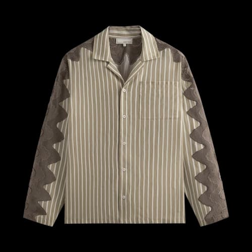Kith & Kin Lace Combo Adonis Camp Collar Shirt 'Arch'