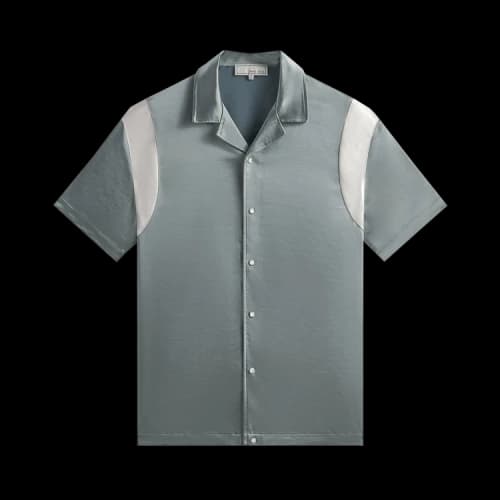 Kith & Kin Washed Satin Landon Souvenir Shirt 'Virtue'