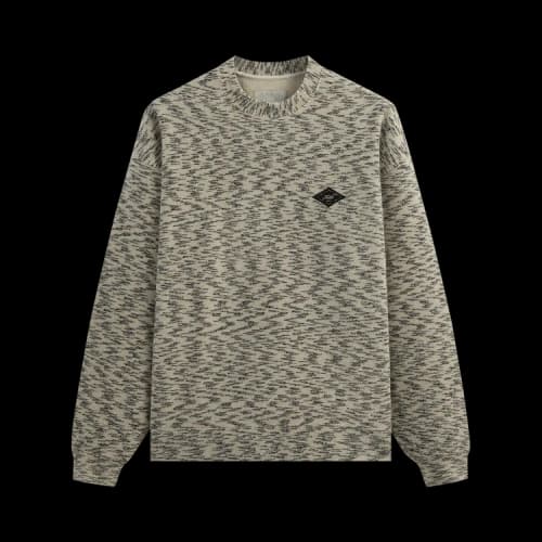 Kith Marled Knit Nelson Crewneck 'Black'