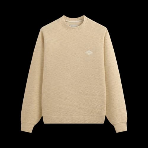 Kith Marled Knit Nelson Crewneck 'Canvas'