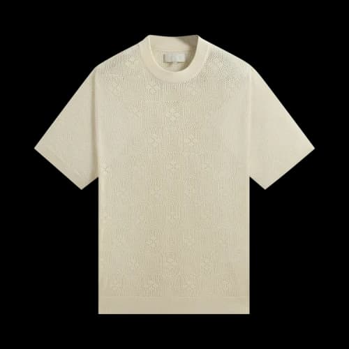 Kith Tilden Crochet Shirt 'Sandrift'