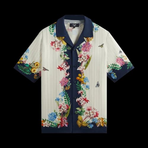 Kith x New York Botanical Garden Pinstripe Floral Thompson Shirt 'Silk'