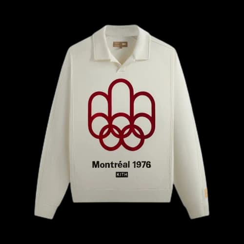 Kith For Olympics Heritage Nelson Collared Pullover 'Silk'