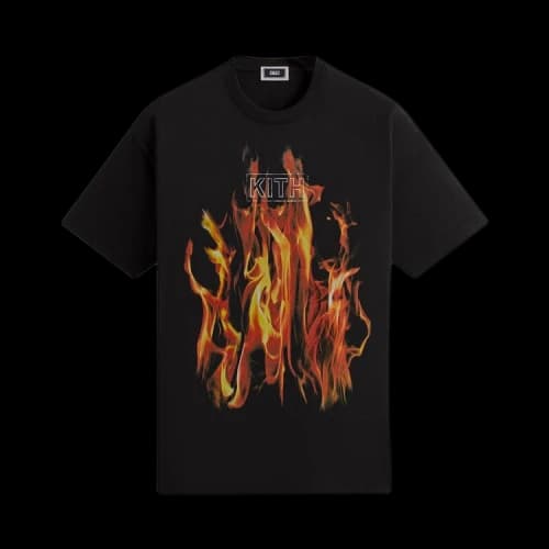 Kith Pyro Box Logo Vintage Tee 'Black'