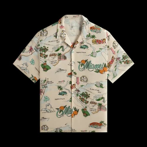 Kith Miami Thompson Camp Collar Shirt 'Pointe'