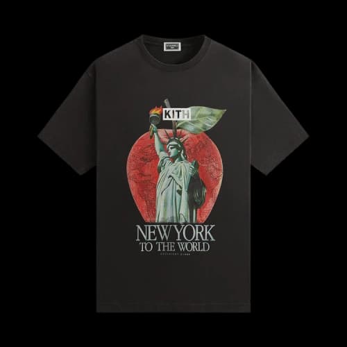 Kith NY to the World Liberty Apple Vintage Tee 'Black'