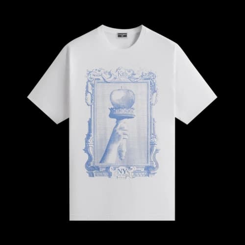 Kith NY to the World Liberty Apple Flame Vintage Tee 'White'