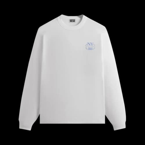 Kith NY to the World Liberty Apple Flame Vintage Long-Sleeve Tee 'White'