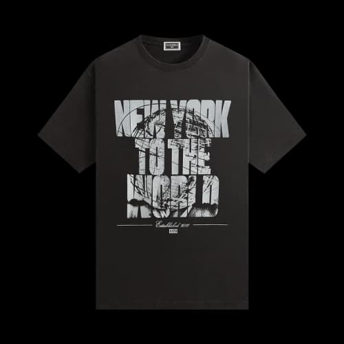 Kith NY to the World Unisphere Vintage Tee 'Black'