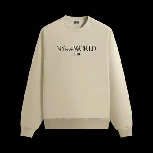 Kith NY to the World Signature Nelson Crewneck 'Sandrift'