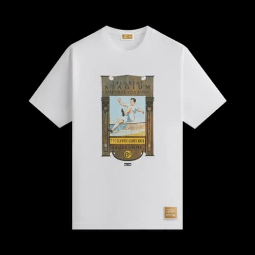 Kith For Olympics Heritage London 1908 Vintage Tee 'White'