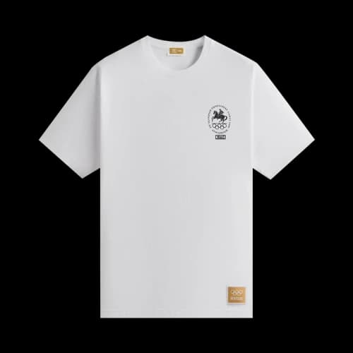 Kith For Olympics Heritage Stockholm 1956 Vintage Tee 'White'