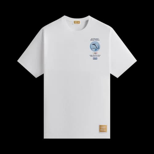 Kith For Olympics Heritage Lake Placid 1932 Vintage Tee 'White'