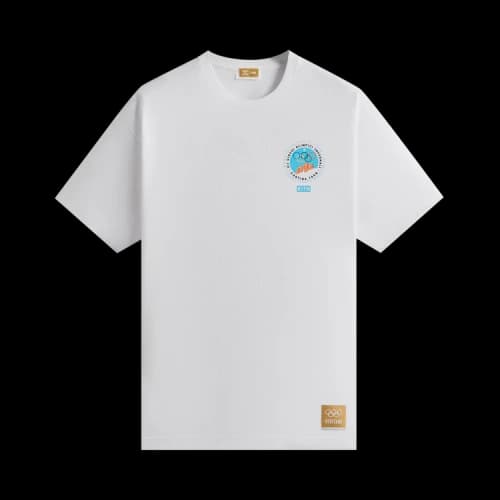 Kith For Olympics Heritage Cortina 1956 Vintage Tee 'White'