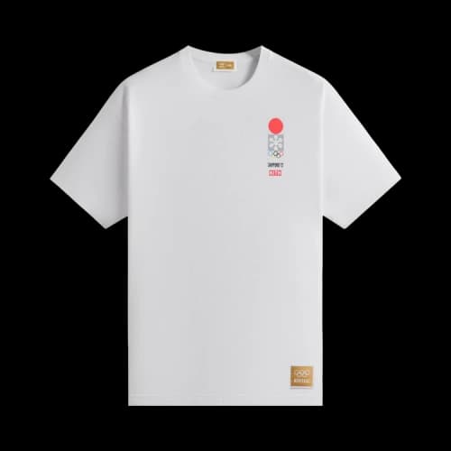 Kith For Olympics Heritage Sapporo 1972 Vintage Tee 'White'