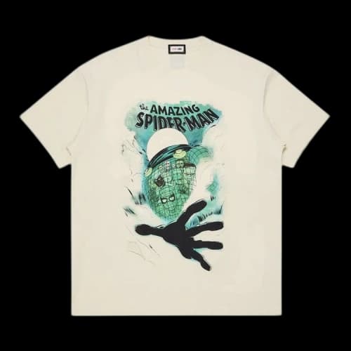 Kith x Marvel Mysterio Spiderman Vintage Tee 'Sandrift'