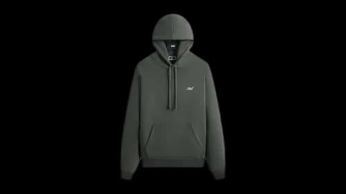 Kith Sueded French Terry Nelson Hoodie Black