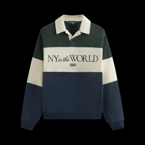 Kith NY to the World Nelson Collared Pullover 'Stadium'