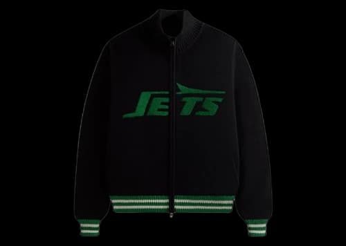 Kith x NFL 47 Jets Wyona Full Zip Sweater Black