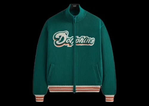 Kith x NFL 47 Dolphins Wyona Full Zip Sweater Center