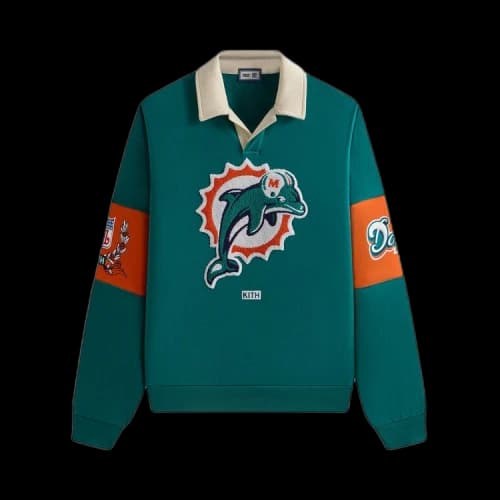 Kith & '47 for the NFL: Dolphins Nelson Collared Pullover 'Center'
