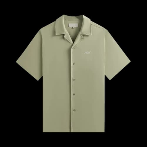 Kith Silk Cotton Short Sleeve Thompson Camp Collar Shirt 'Region'