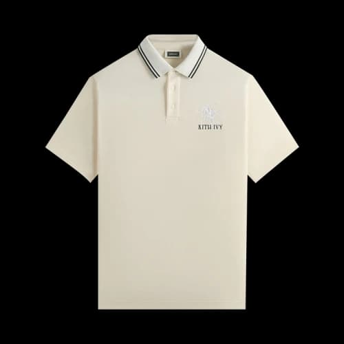 Kith Ivy Tipped Polo 'Sandrift'