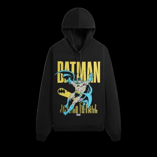 Kith x Batman Classic Vintage Nelson Hoodie 'Black'