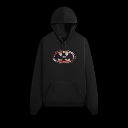 Kith x Batman Logo Vintage Nelson Hoodie 'Black'