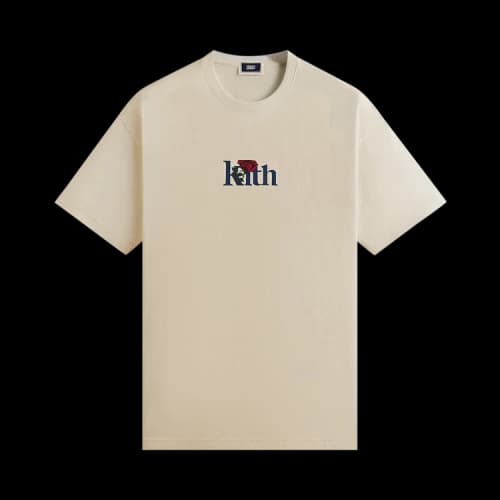 Kith Rose Serif Tee 'Sandrift'