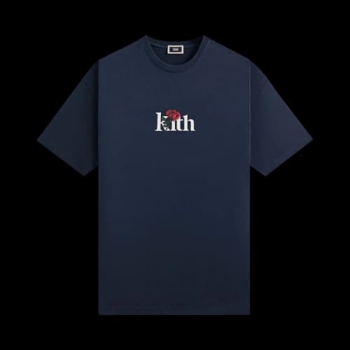 Kith Rose Serif Tee 'Nocturnal'