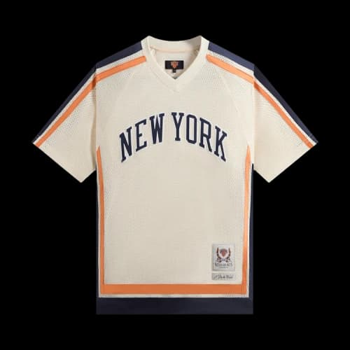 Kith For The New York Knicks Mesh Leon Top 'Sandrift'
