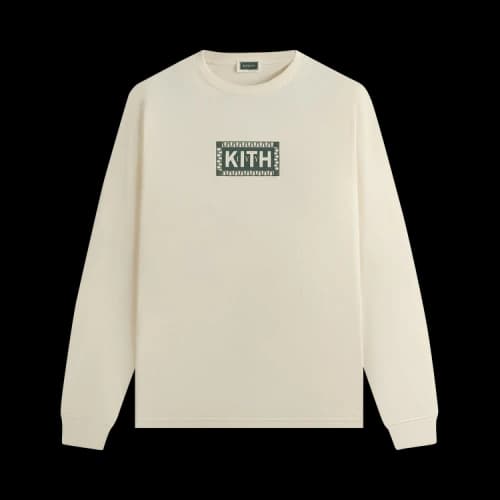 Kith Ivy Classic Logo Long Sleeve Tee 'Sandrift'