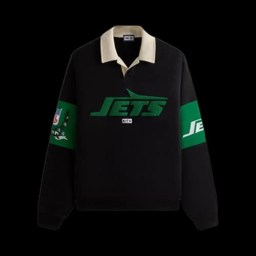 Kith & '47 for the NFL: Jets Nelson Collared Pullover 'Black'