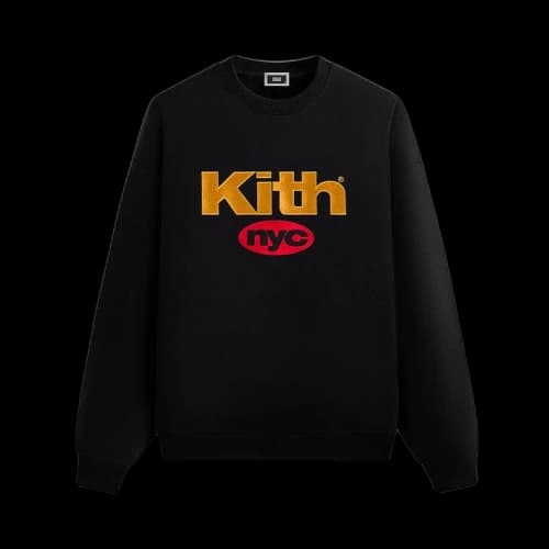 Kith NYC Nimbus Logo Nelson Crewneck 'Black'