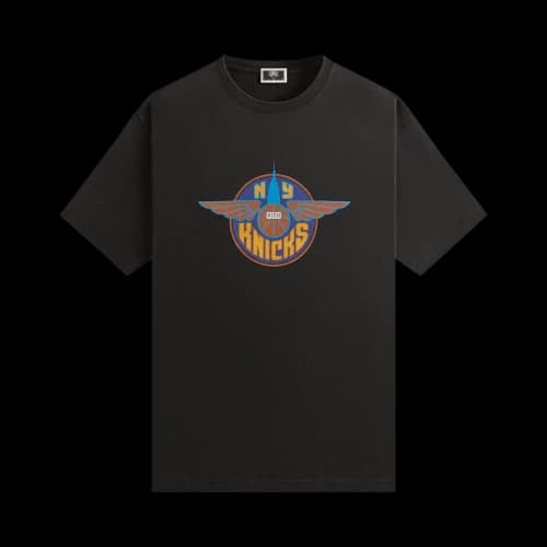 Kith For The New York Knicks Wingman Vintage Tee 'Black'