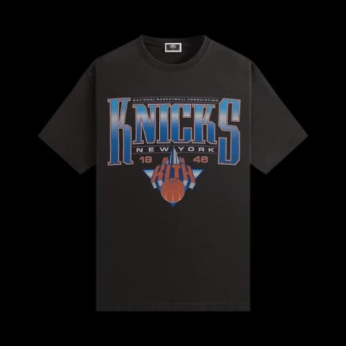 Kith For The New York Knicks Luster Vintage Tee 'Black'
